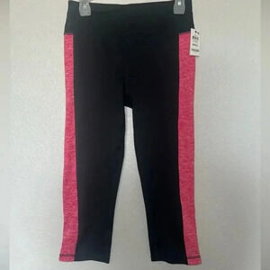 4/$12‎ NWT Ideology Womens Size S Capri Leggings Black Watermelon